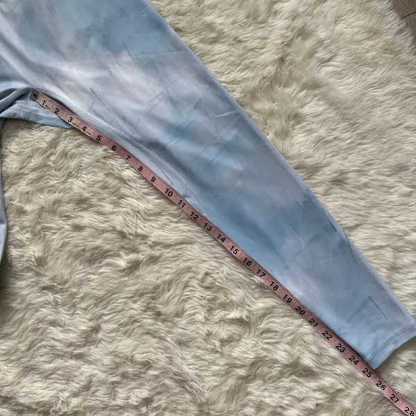 Leggings Motion Tight Athletic Frost Bite Blue White M - Image 12