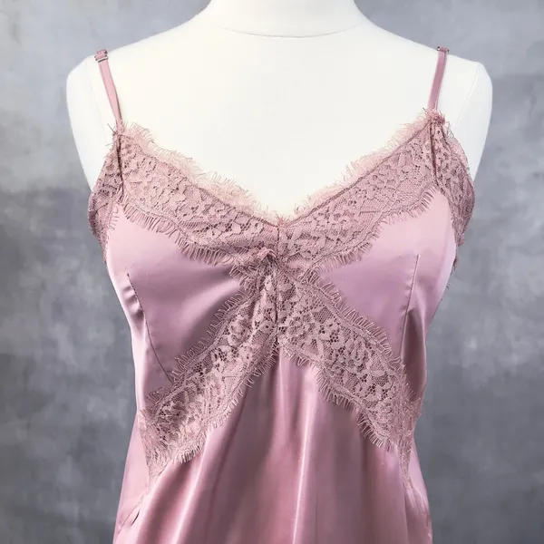 Love Tree Y2K Babydoll Cami Tank Top Women Small Pink Soft Girl Coquette Romantic Dainty‎ - Image 2