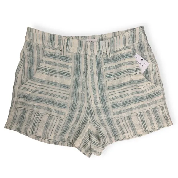 O’Neill Embroidered Emerald Green Stripes Casual Garcia Shorts NWT - Image 4