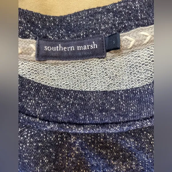Southern Marsh Asheville Navy Terry Sweatshirt Small - Image 2