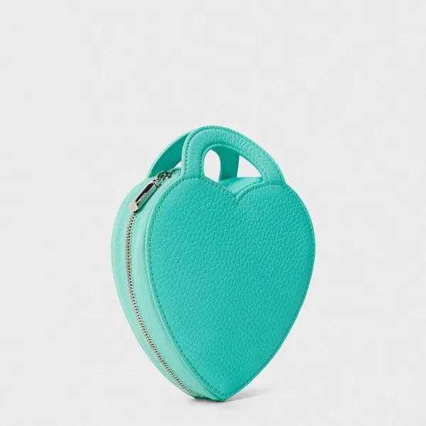 Tiffany & Co. Return To Tiffany Heart Shaped Leather Mini Bag Coin Purse Case - Image 2