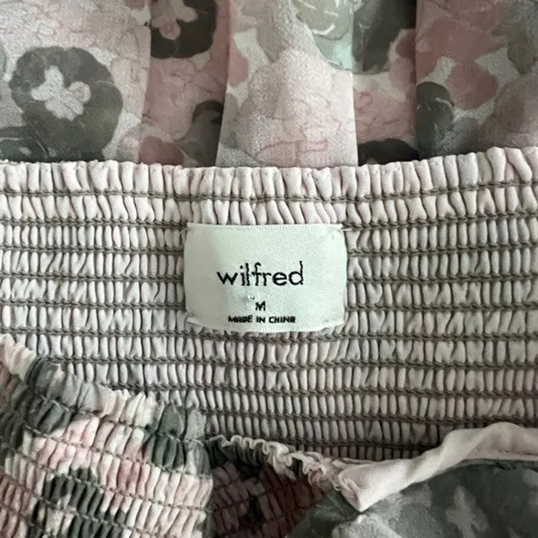 Wilfred x Aritzia -Tempest Smocked Mini Dress Sz M - Image 9