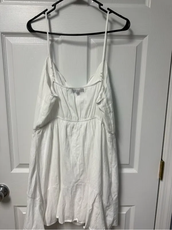 Francesca's Cream White Lightweight Dress Size XL - Image 4
