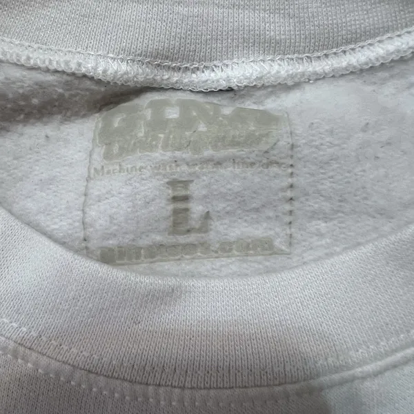 Gina Women’s White Sweatshirt Size Large - Image 2