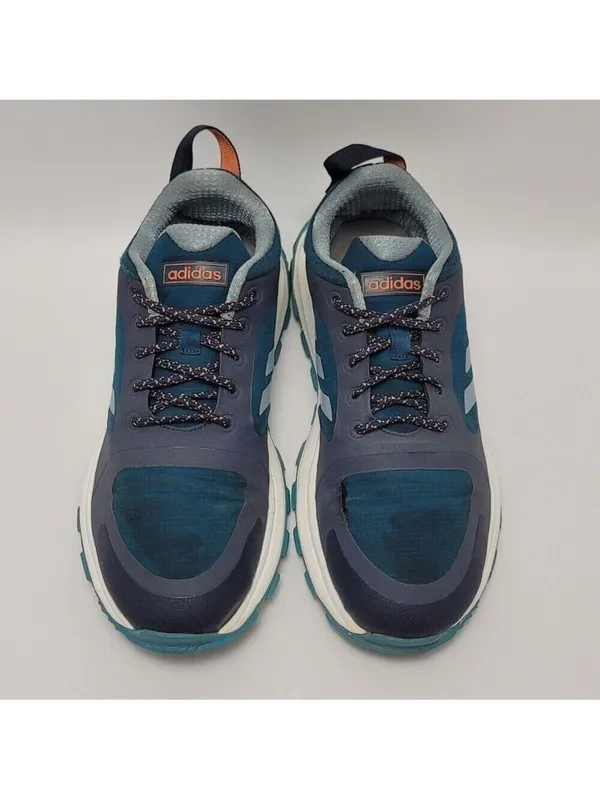 Adidas Response Trail X Running Shoes Women’s Size 7 Navy/Teal Blue - Image 4