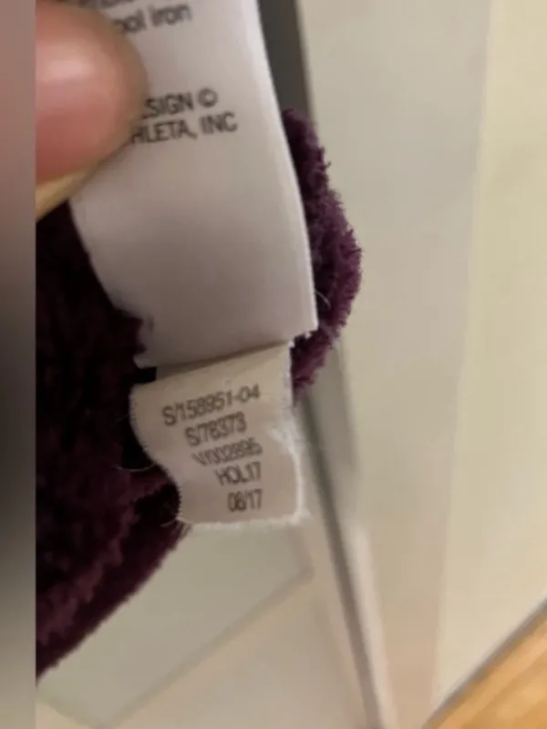 Athleta Cozy Karma Funnel Neck Sweatshirt in Plum Purple Size XS - Image 6