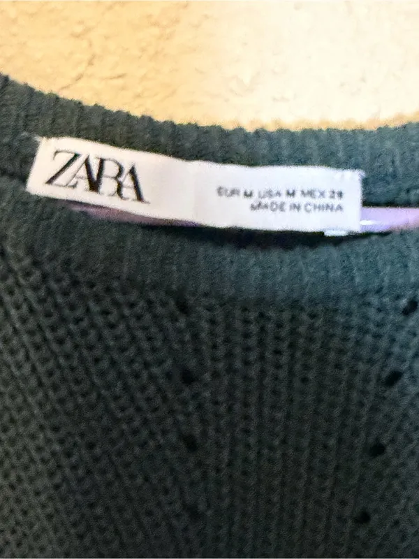 Zara knit tank top Green Size‎ Medium - Image 4