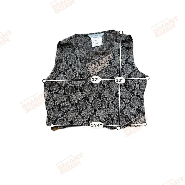 Max Studio Womens Black White Paisley Medallion Wrap Blouse Size 0 306636 - Image 5