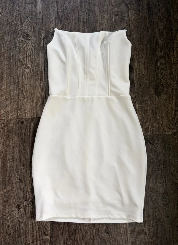Nasty Gal Strapless Corset Dress - Image 3