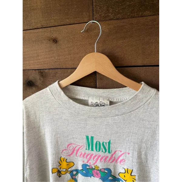 Peanuts Women's Grey T - Image 4