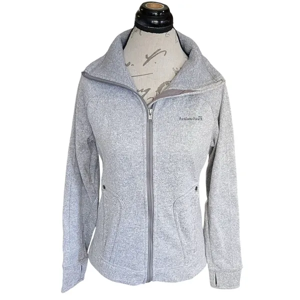 Avalanche Women's Full Zip High Neck Fleece Jacket Athleisure Gorpcore Sz Small - Image 2