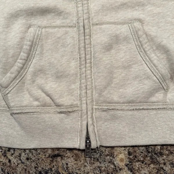 Hollister Jacket Hoodie Y2K Preppy Streetwear Casual Retro Full Zip Size Large - Image 8