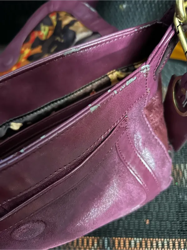 Tignanello Women's Plum Multi-Pocket Crossbody Shoulder Bag - Image 15