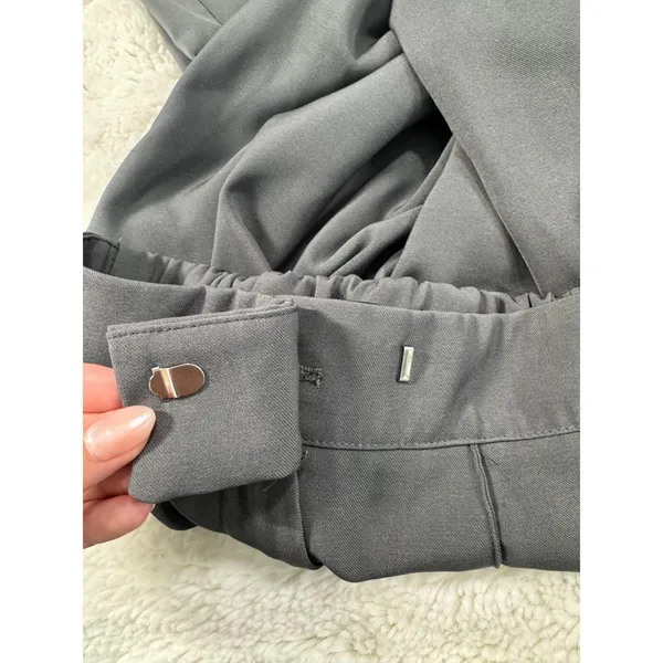 Nasty Gal Collection Gray Work Trousers Women’s Size 4 Tailored Office Pants 💰 - Image 5