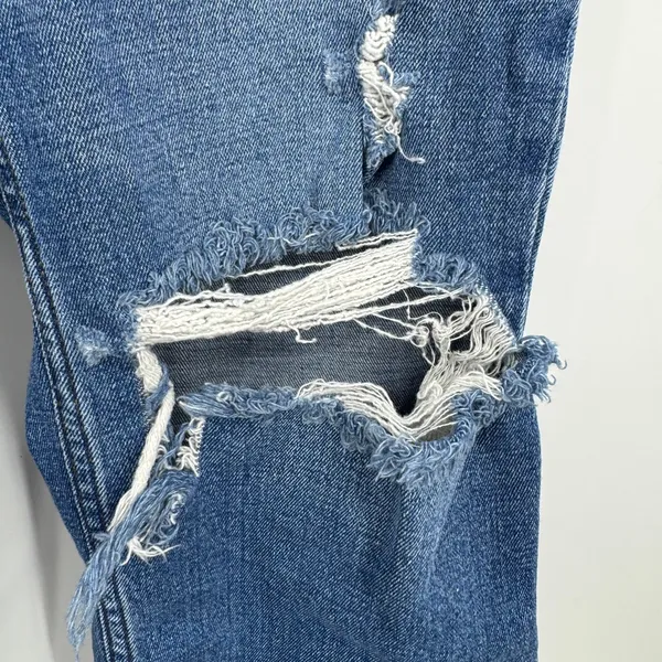 Abercrombie & Fitch Ultra High Rise Ankle Straight Jeans Curve Love Size 29 - Image 4