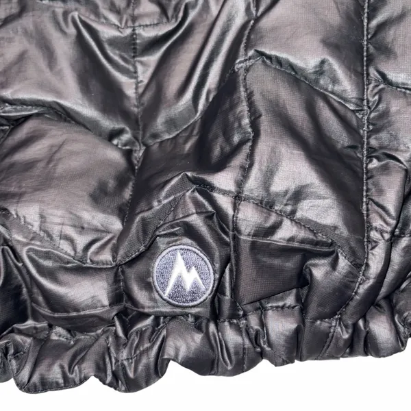 Marmot Black Quilted 800 Fill Goose Down Puffer Jacket Coat Medium - Image 7
