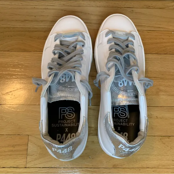 P448 X Project Sustainability White Sneakers - Size 41 - Image 5