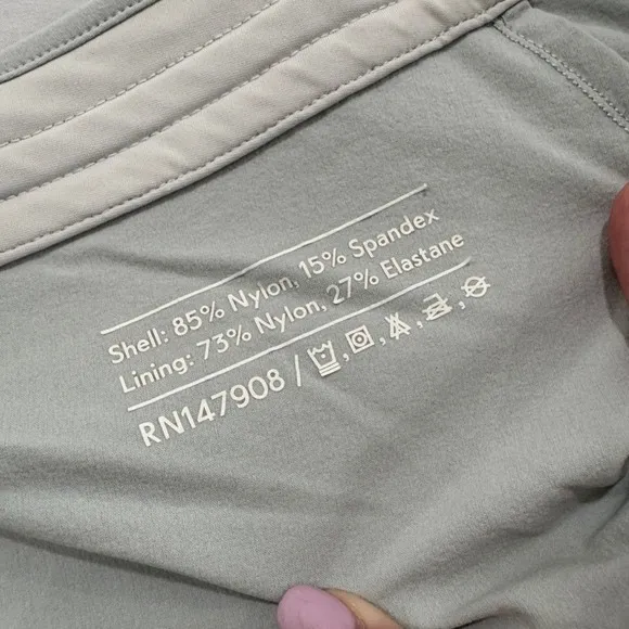 Outdoor Voices Rectrek Skirt Light Grey Athletic Hiking Mini Skirt Womens Medium - Image 5