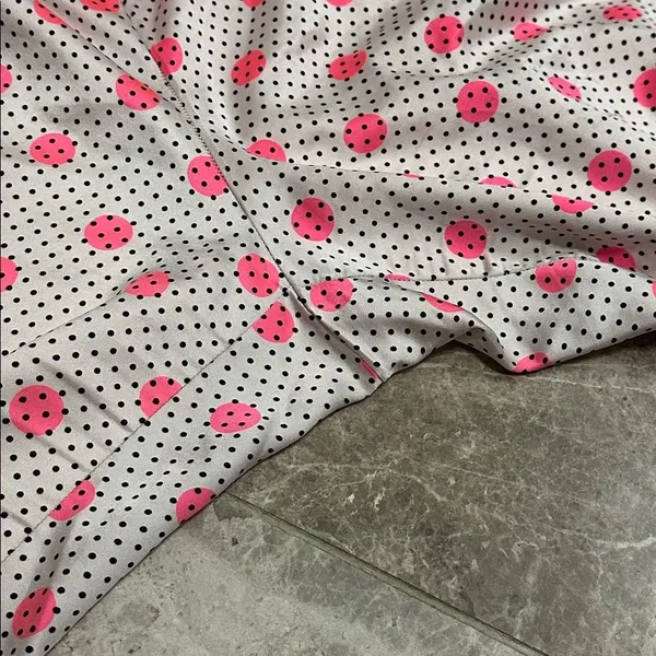 Victoria’s Secret Polka Dot satin Pajama Pants Pink Dots Large - Image 8