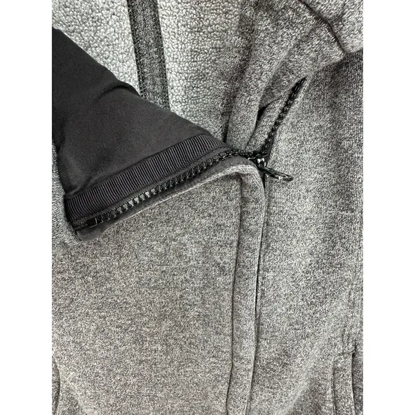 Lululemon Jacket Women 8 Grey Karmacollected Collared Cotton Fleece‎ Super Soft - Image 6