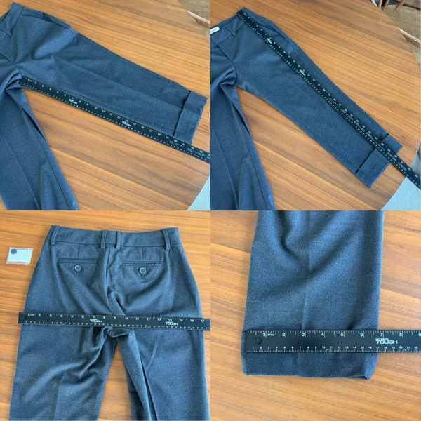 Vintage Gap Y2K Carpis Cuffed Cropped Dress Pants Size 0 Office Siren Indie NWT - Image 5