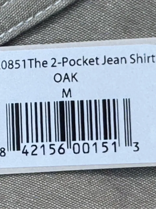 Martha Stewart The 2-pocket jean buttom-up shirt NWT size medium - Image 6