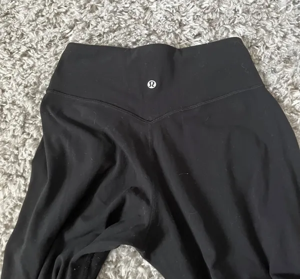 Lululemon Black Align Joggers 28” Size 4 - Image 3