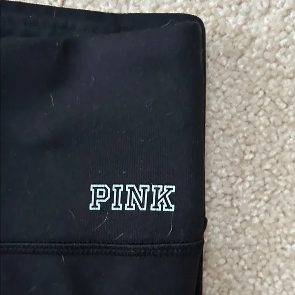 PINK Yoga Capri Leggings, Size Small Sold black - Image 2