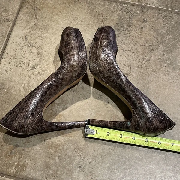 Coach Brown Snakeskin High Heel Stiletto Shoes Womens Size 7B - Image 10