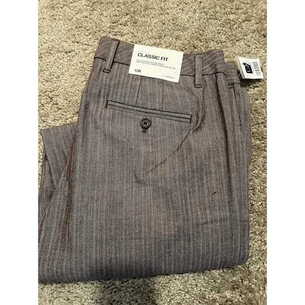 NWT GAP Classic Fit Boot Cut Trouser Pants 12R Stretch - Image 8