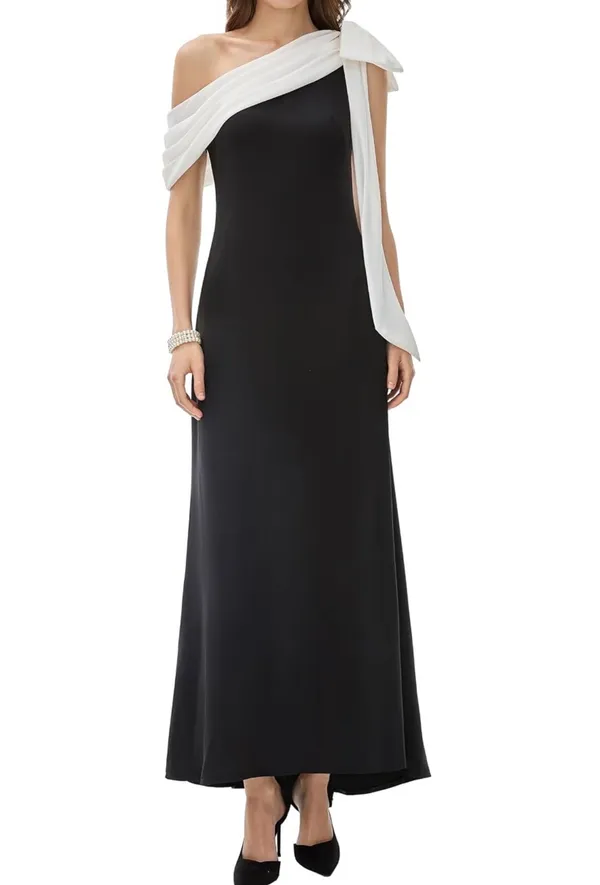 Black and white formal gown - Image 3