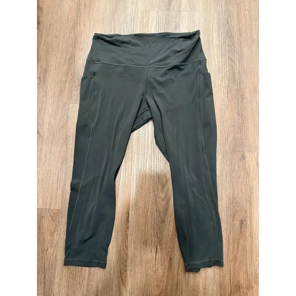 Lululemon align High-Rise Crop 23" Leggings Dark Forest Green 14‎ - Image 3