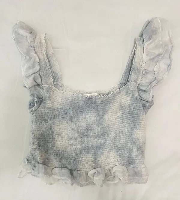 Love Shack Fancy Top Blue - Image 2