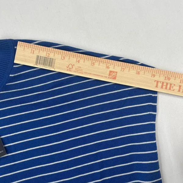 BANANA REPUBLIC Forever Dolman-Sleeve Sweater Stripes Medium - Image 6