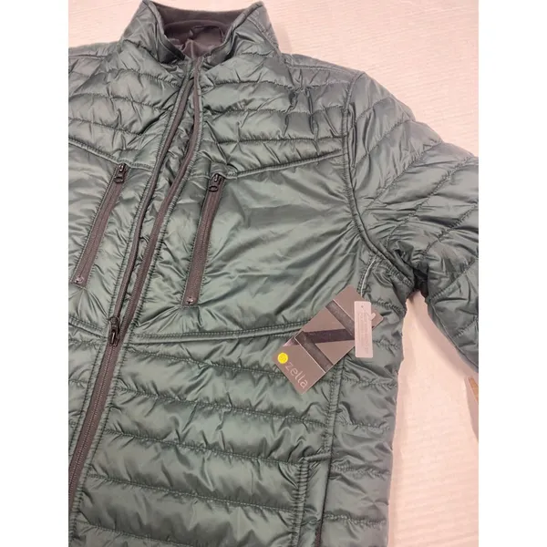 Zella Women's Size L Green Park Lightweight Puffer Jacket, Full Zipper, NWT, (c4 - Image 3