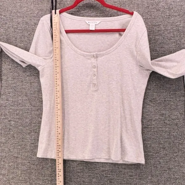 Athleta‎ Womens Henley Heather XL - Image 14