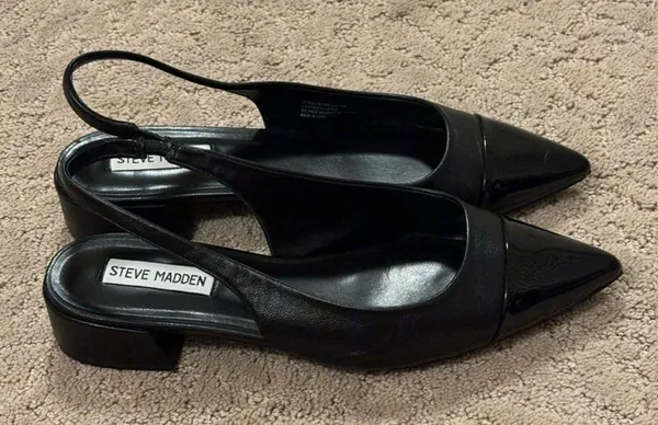 Steve Madden Black Slingback Pumps - Image 2
