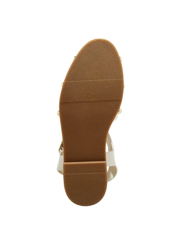 Universal Thread Winnie Studded Fisherman Sandals 92562772 White / Gold 6M - Image 11