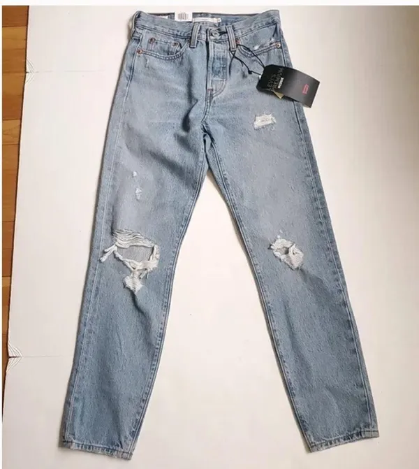 NWT LEVI’S Premium Women’s Wedgie Icon Fit Jeans In Authentically Yours Size 24 - Image 4