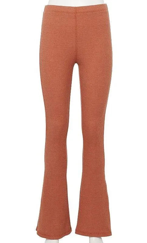 SO Kohls Flare Pants and Tank Top Waffle Knit Set - Image 2