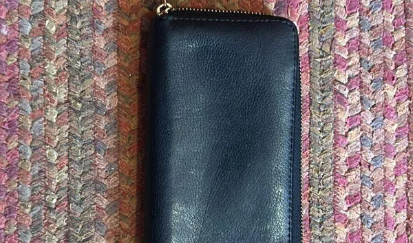 BLACK MICHAEL KORS LEATHER ZIP LONG WALLET - Image 6