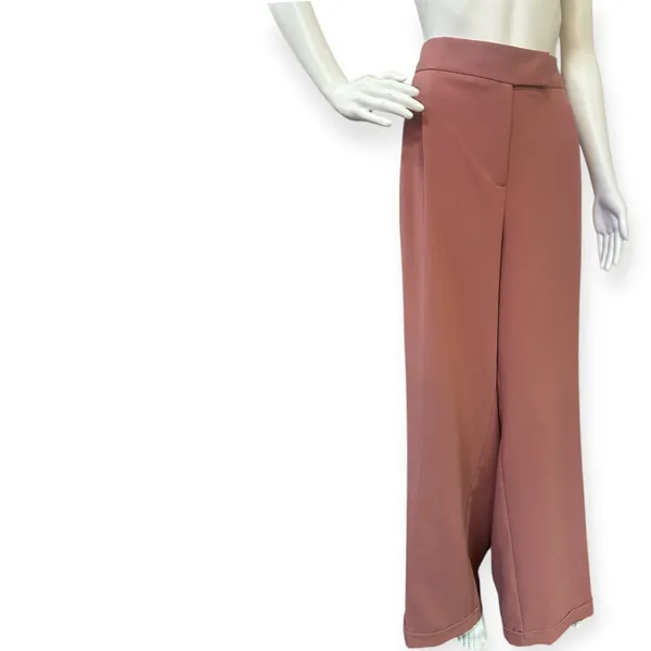 Liz Claiborne Elegant Women's Blush Wide-Leg Pants - Image 5