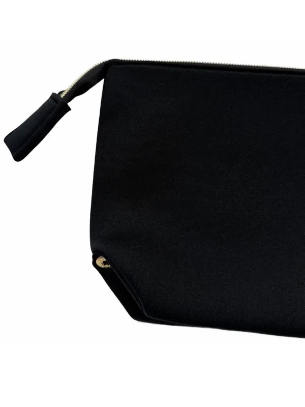 💄💄💄3 for 12$💄💄💄 Black Toiletry Dopp Kit with Gold Zipper - Image 4
