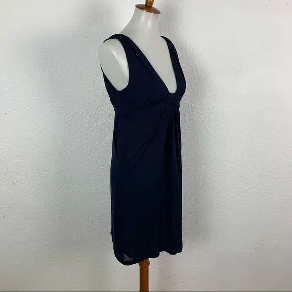 Graham And Spencer 100% Silk Deep V Neck Cocktail Party Dress‎ Small Made In USA - Image 4