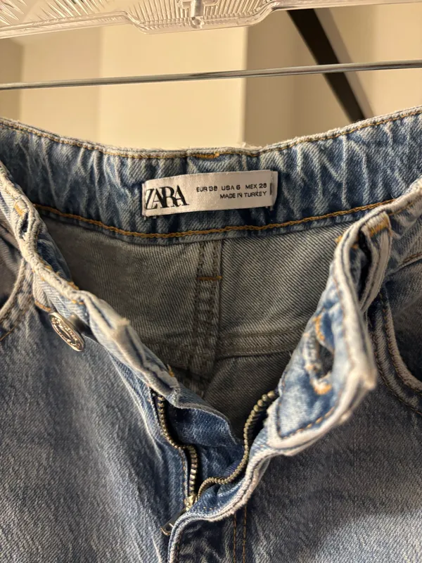 ZARA High-Rise slit flare jeans - Image 3