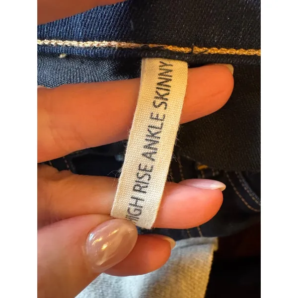 Rag & Bone Jeans Women 25‎ Blue Denim Bedford Wash High Rise Ankle Skinny - Image 9