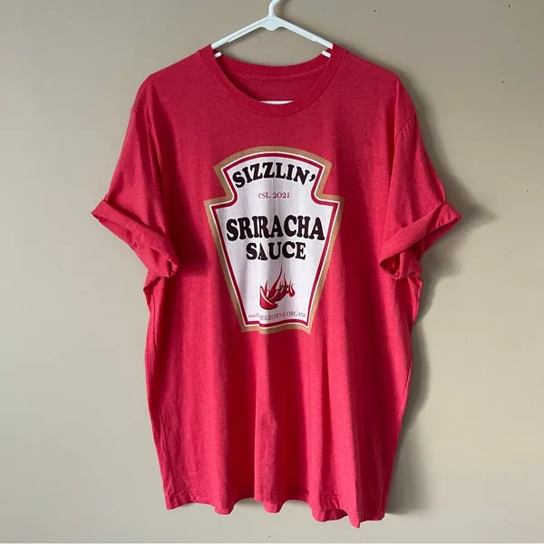 Sizzlin' Sriracha Sauce Graphic T-shirt - Sz 2X - Image 2