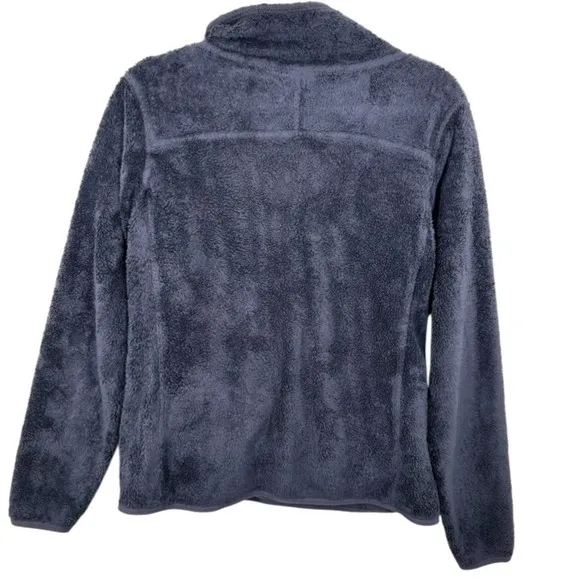 The North Face Osito Snap Neck Fleece Pullover Jacket‎ Blue Purple Womens Medium - Image 2