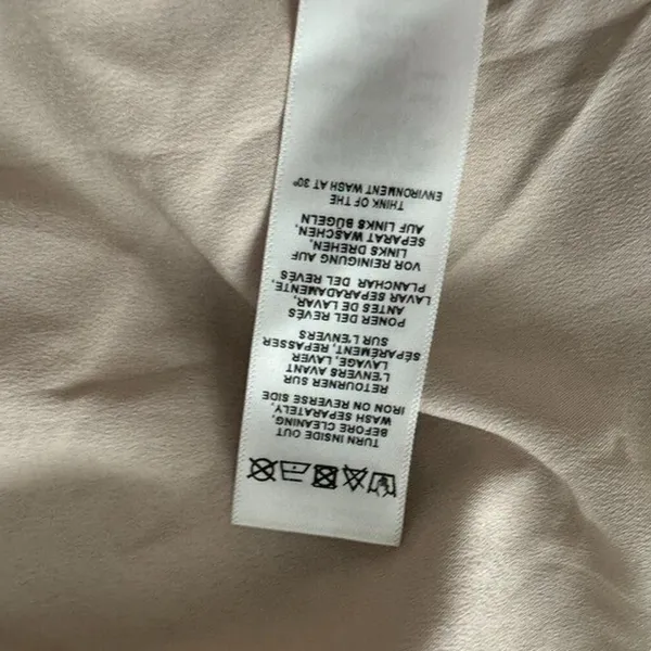 ASOS - NWT Satin Ruched High Neck Mini Dress Sz 6 - Image 11
