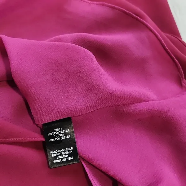 LULUS GROOVE THING SWING DRESS MOCK NECK‎ IN MAGENTA Small - Image 10
